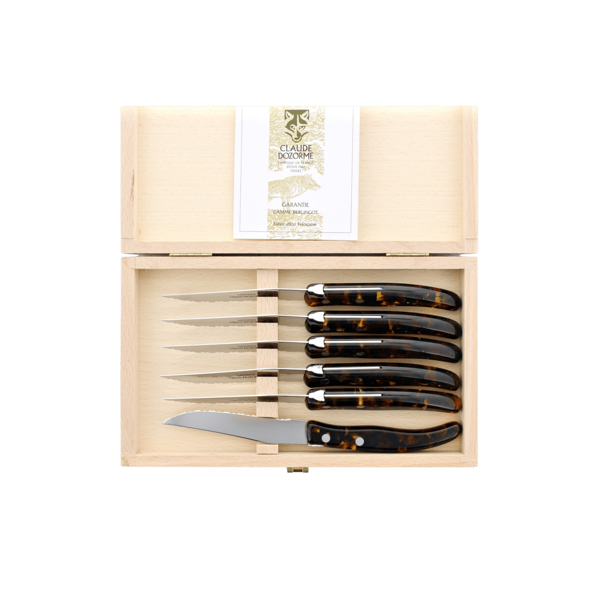 Berlingot 6-Piece Steak Knife Box Set