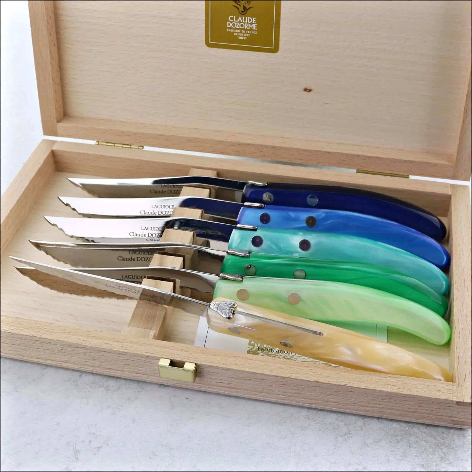 Berlingot 6-Piece Steak Knife Box Set