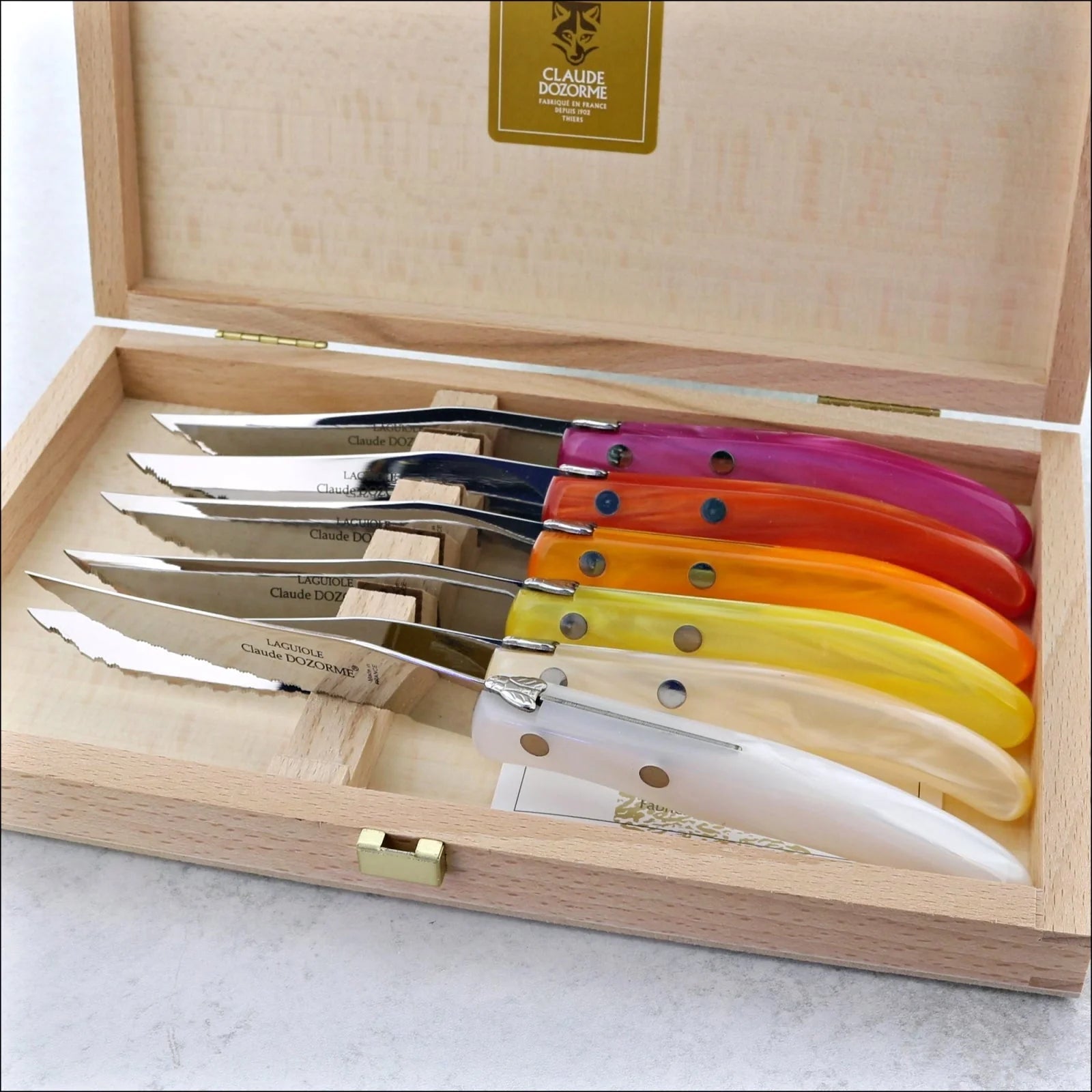 Berlingot 6-Piece Steak Knife Box Set