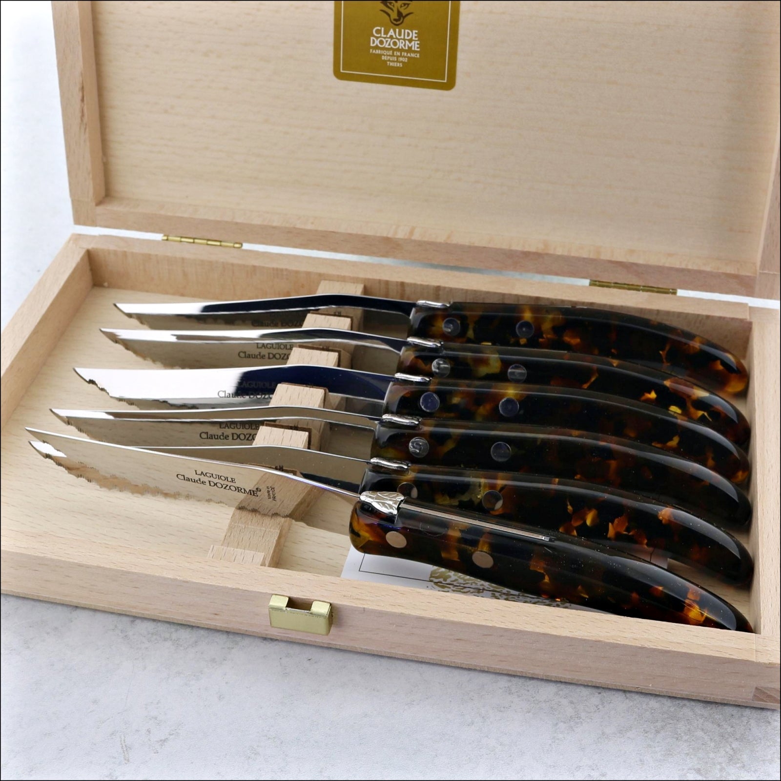Berlingot 6-Piece Steak Knife Box Set