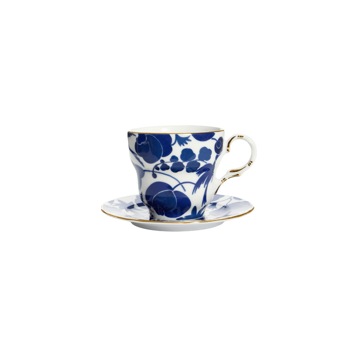 Big Mama Mug and Saucer in Wildbird Blue