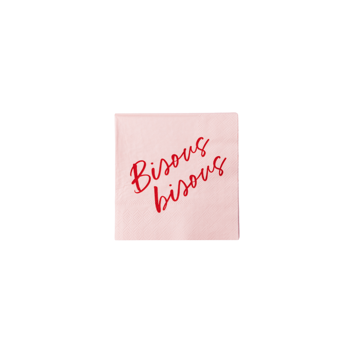 Bisous Bisous Paper Cocktail Napkins - Pack of 20