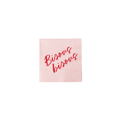 Bisous Bisous Paper Cocktail Napkins - Pack of 20