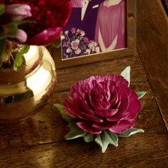 Bloom Porcelain Flower - Berry