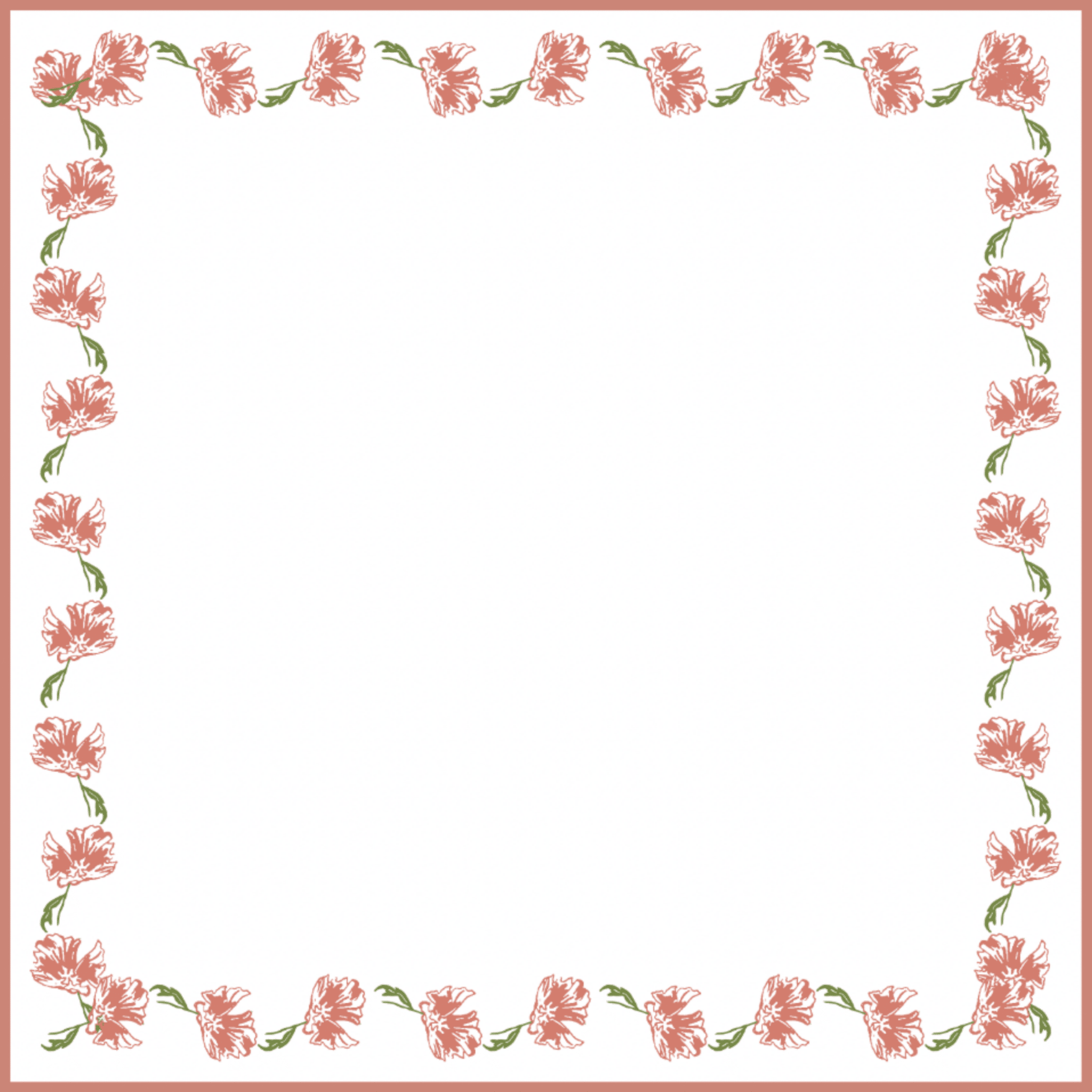 Blossom Embroidered Napkins - Set of 4