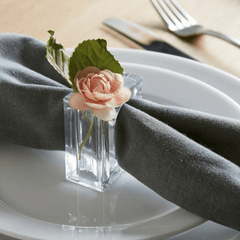 Bud Vase Napkin Ring - Set of 4