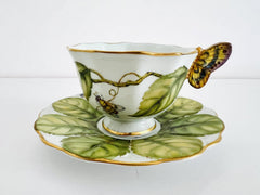 Butterfly Handle Cup and Saucer