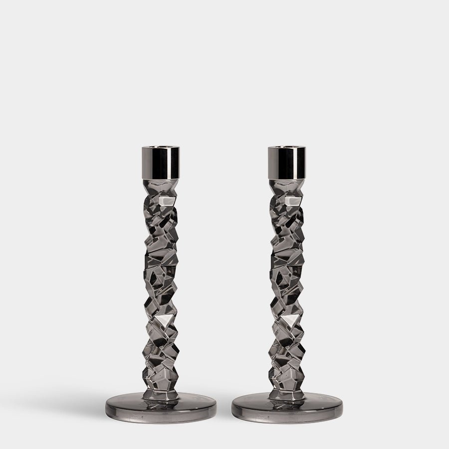 Carat Candlestick Graphite - Set of 2