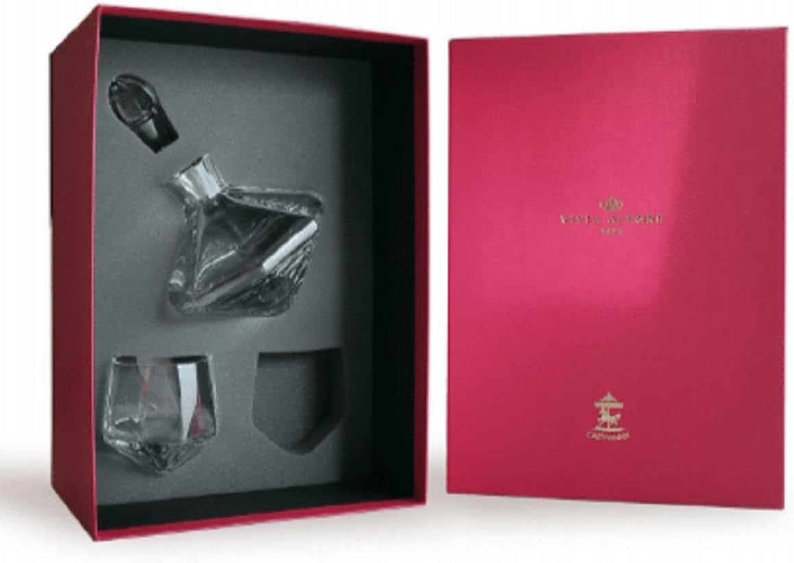 Carrossel Whisky Decanter and 2 Old Fashion Glass Set