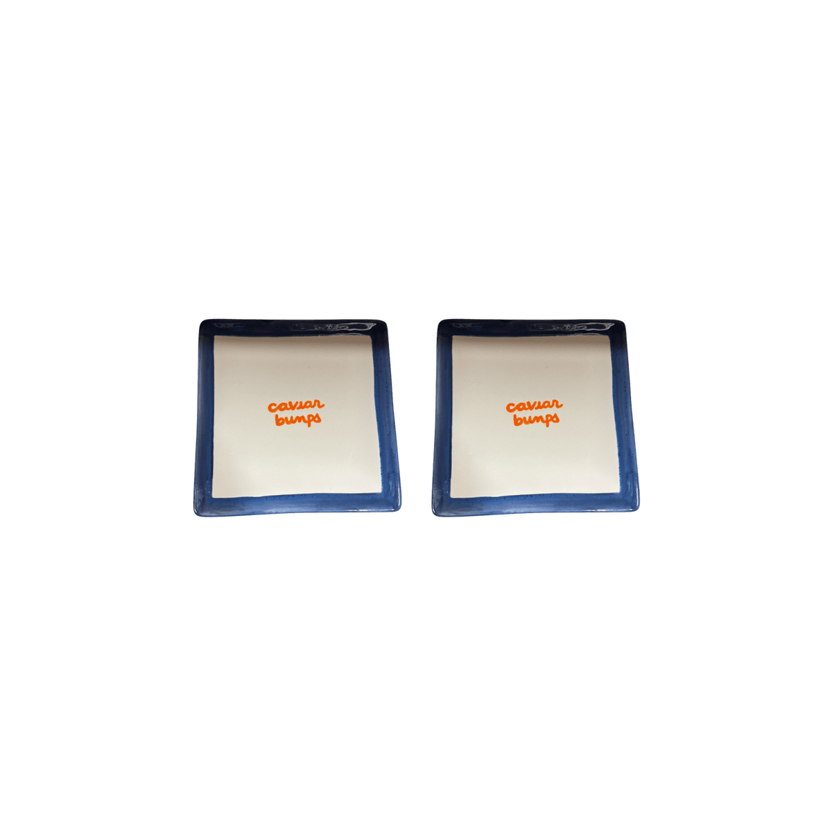 Caviar Bumps Plates- Set of 2