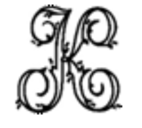 Choose Font - Signature Gold With Monogram Ultra-White China