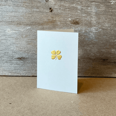 Clover Gift Enclosure Card - Folded, Pack of 6
