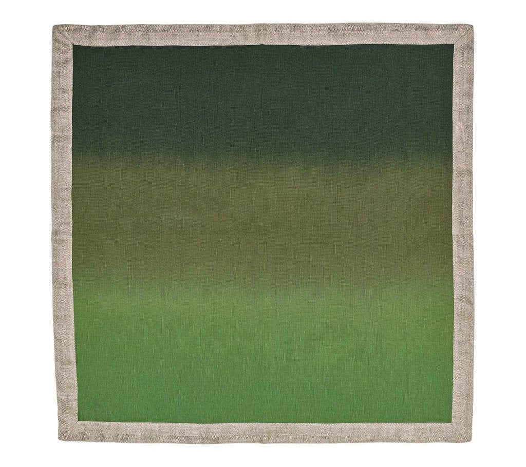 Cool Toned Dip Dye Napkins - Set of 4