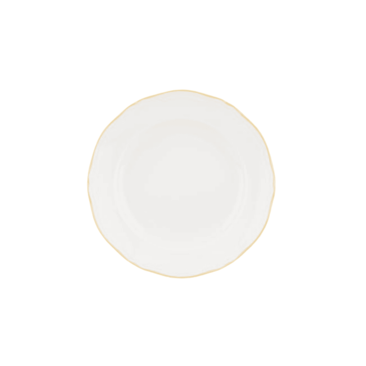 Corona Dessert Plate - White/Gold