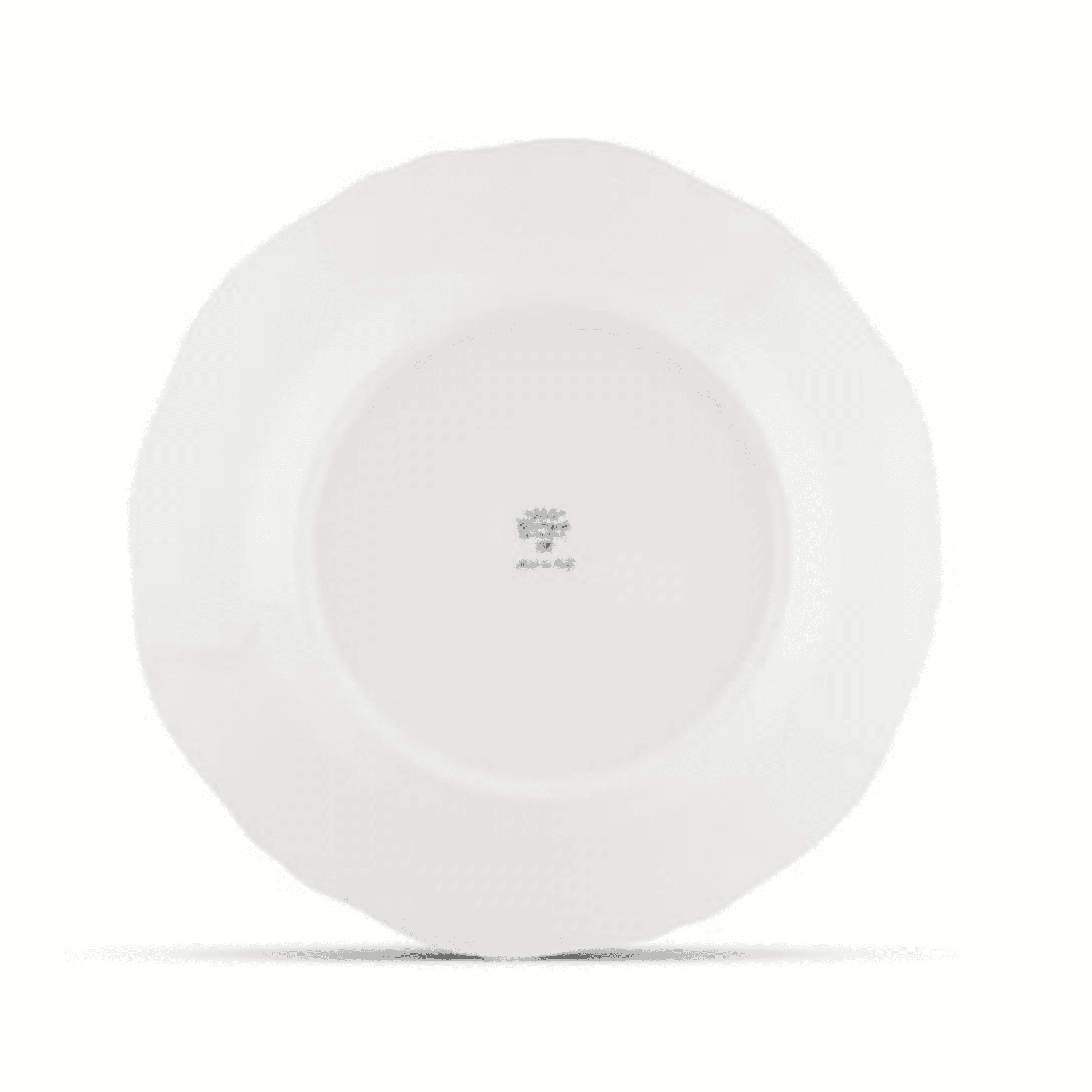 Corona Flat Dinner Plate - White/Gold