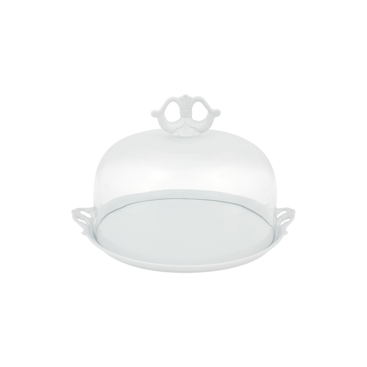 Covered Cake Plate
