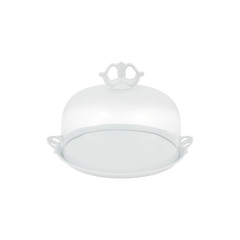 Covered Cake Plate