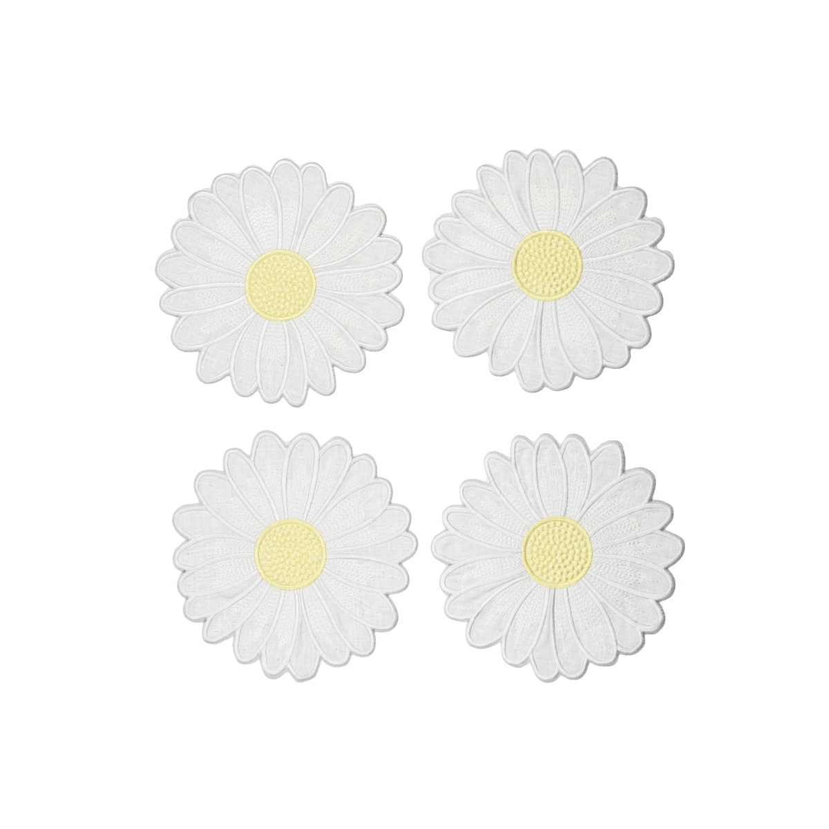 Daisy Cocktail Napkins - Set of 4