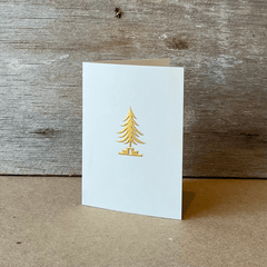 Deco Tree Gift Enclosure Card - Folded, Pack of 6