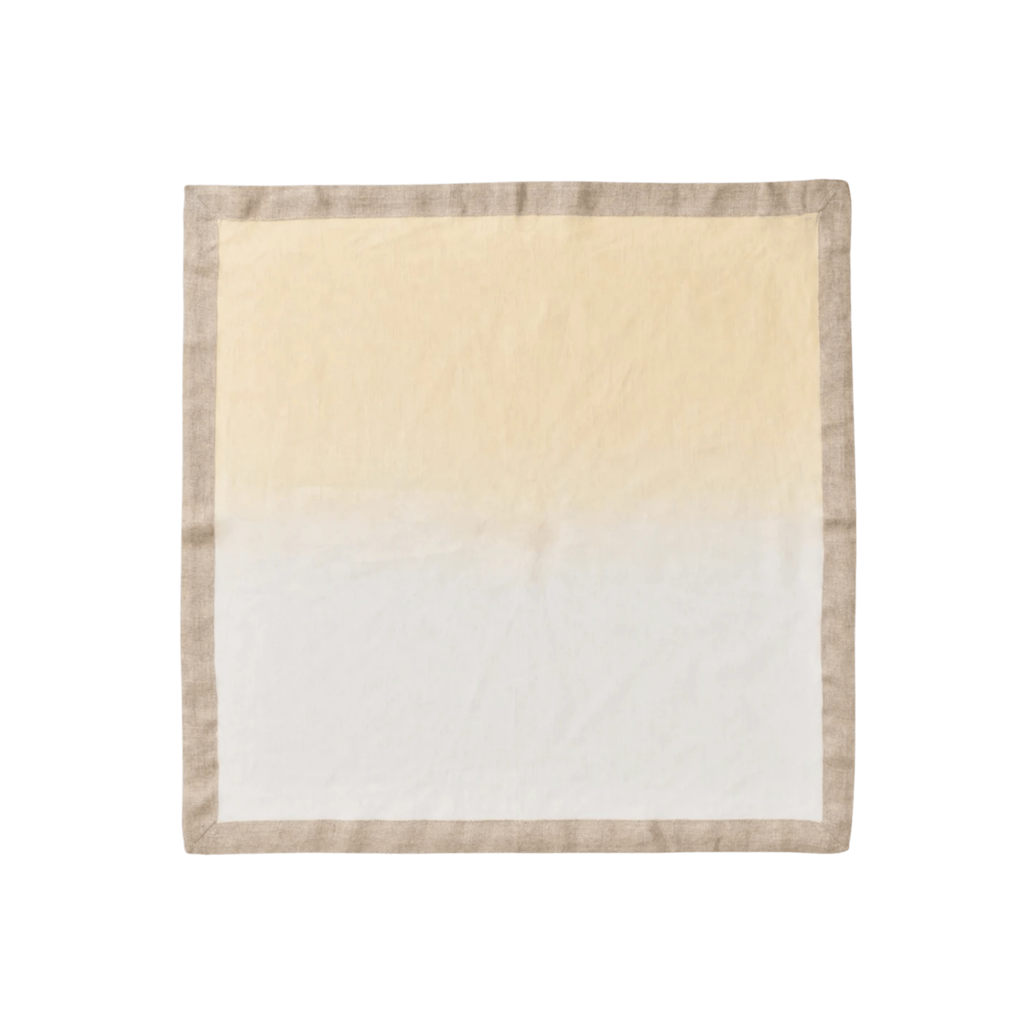Earth Toned Dip Dye Napkins - Set of 4