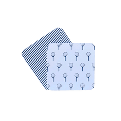 Double Thick Paper Coasters - Set of 8