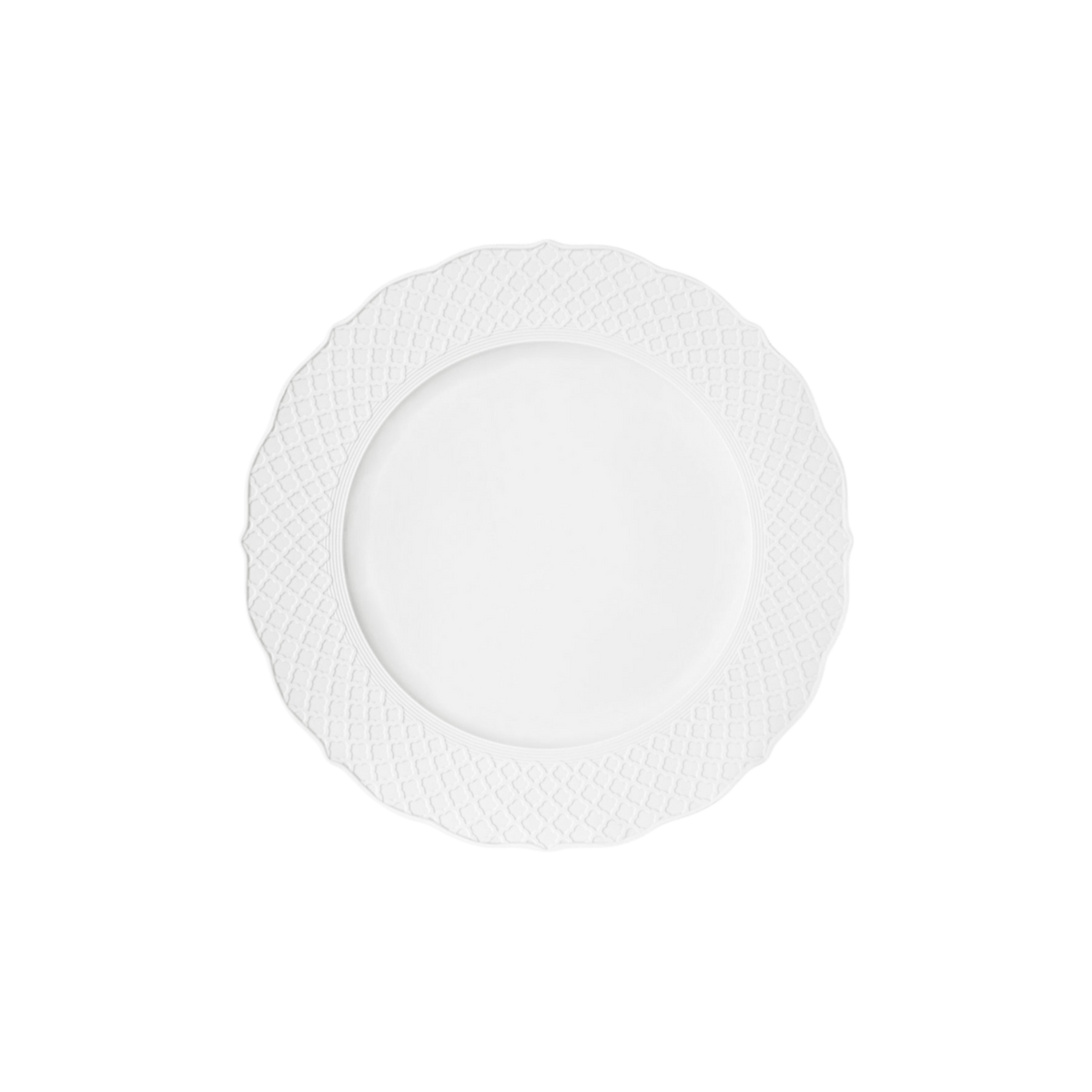 Empire White Service Plate