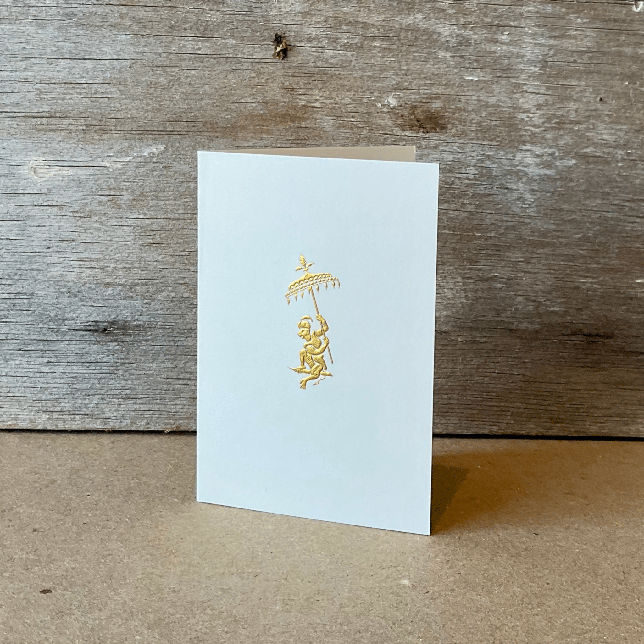 Fancy Monkey Gift Enclosure Card - Folded, Pack of 6