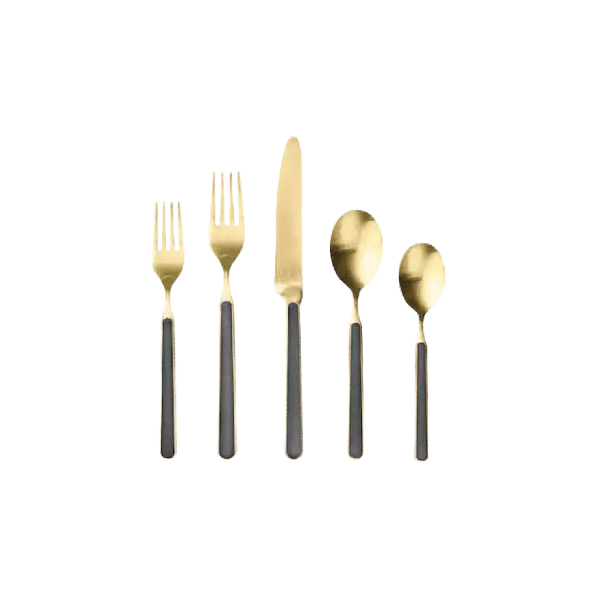 Fantasia Ice Gold Stainless Steel 5 Piece Place Setting