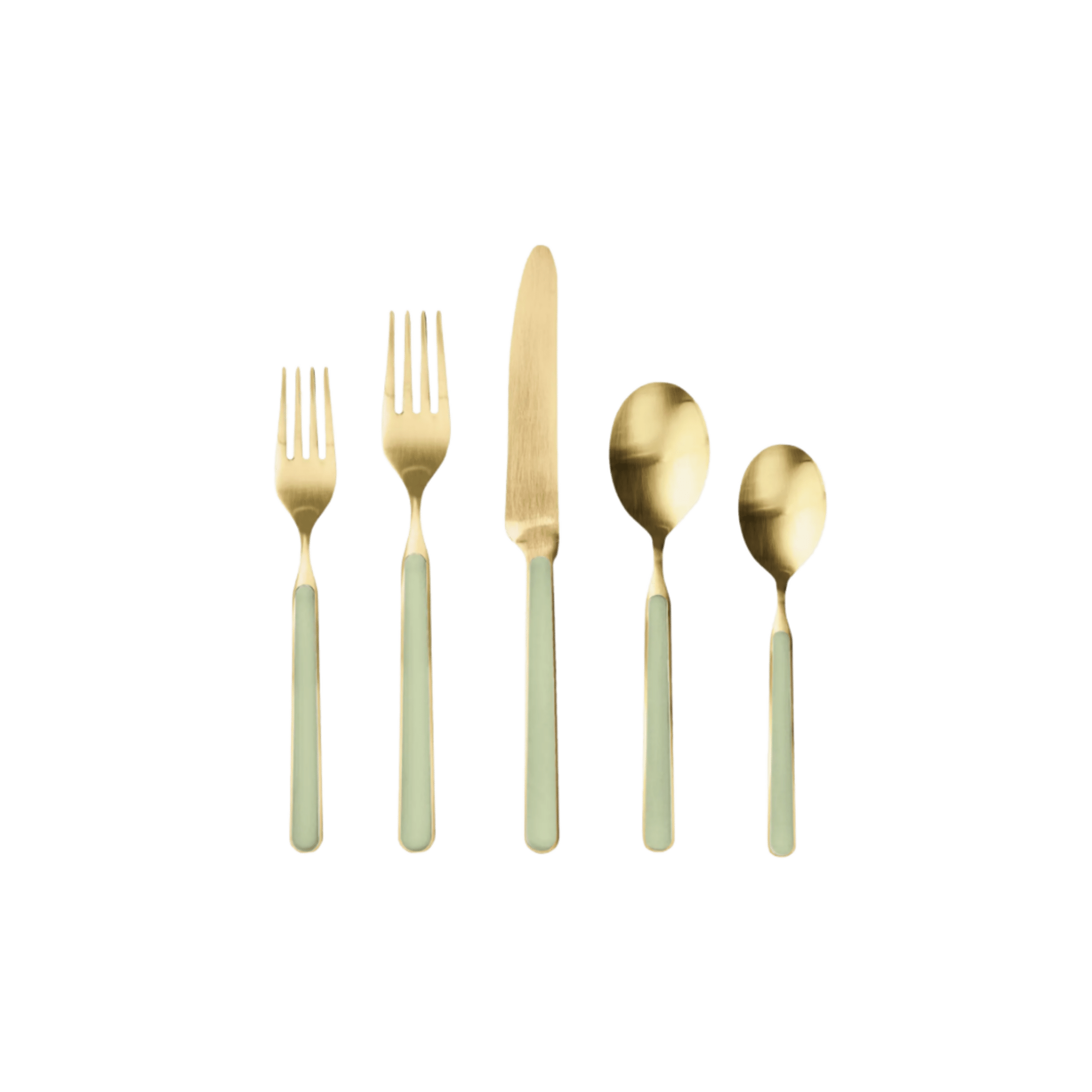 Fantasia Ice Gold Stainless Steel 5 Piece Place Setting