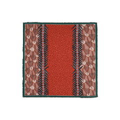 Feather Napkins in Coral - Set of 2