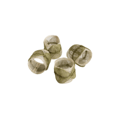 Fern Poplar Leaf Napkin Rings Set of 4