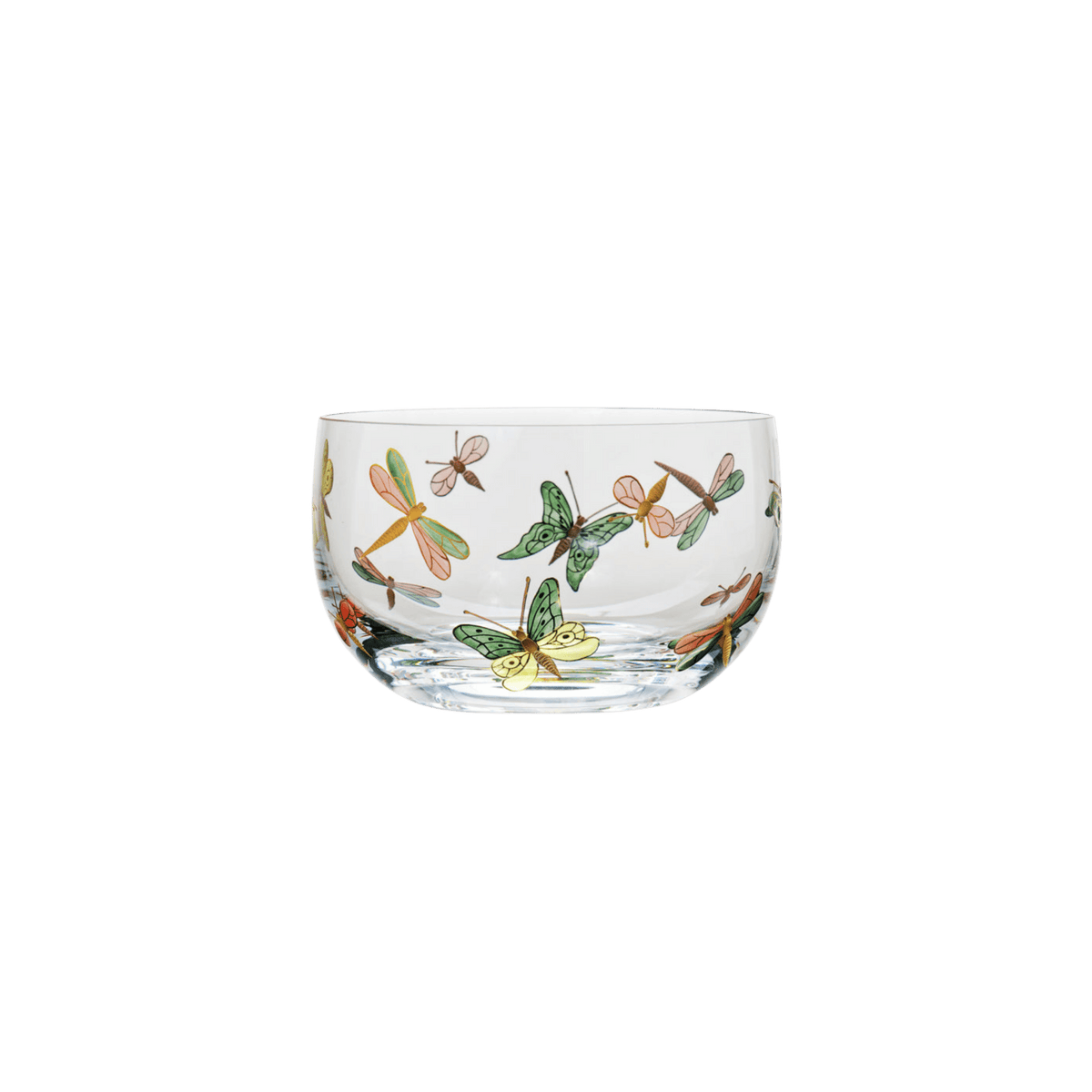 Fly Fusion Painted Small Round Bowl