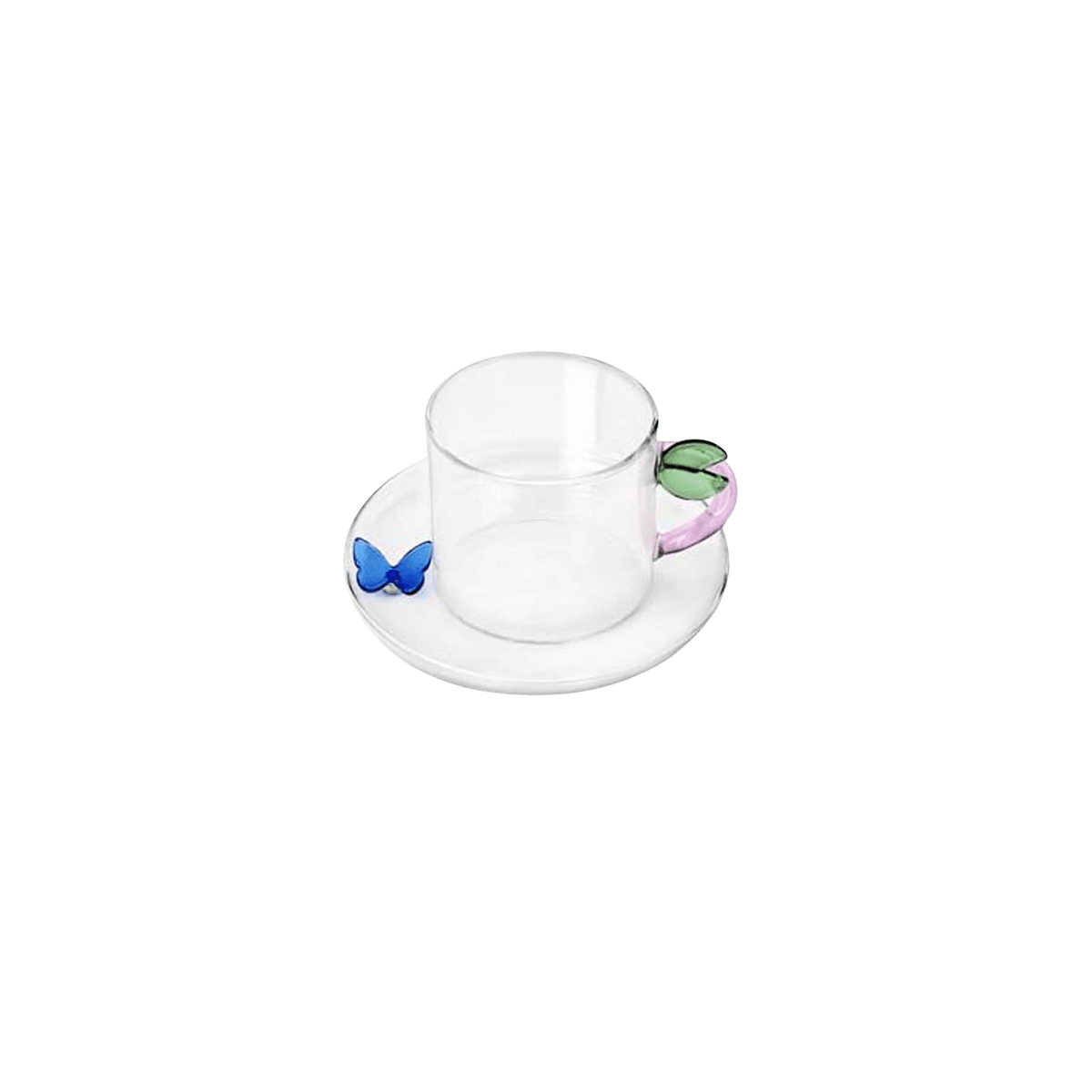 Fruits & Flowers  - Teacup with Saucer Leaf