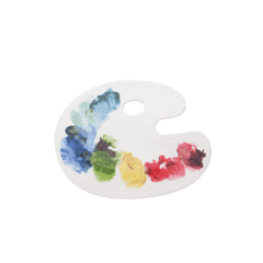 Funny Little Trays - Artist Palette Cheese Tray