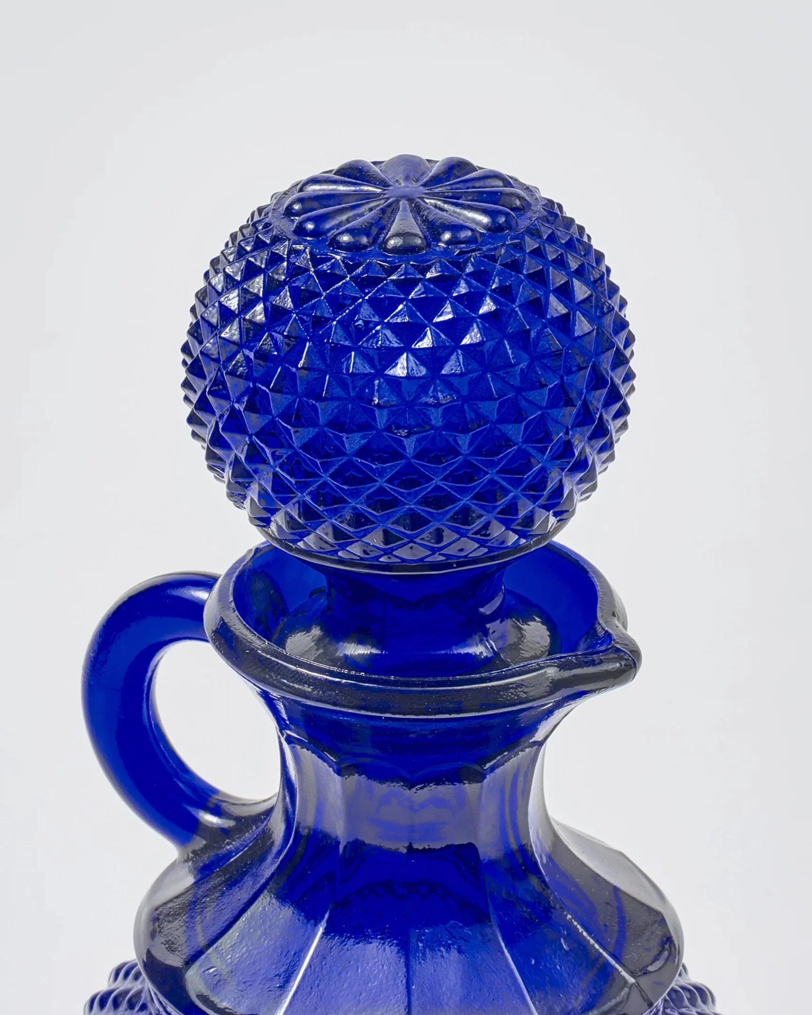 Galeano Oil and Vinegar Bottle in Blue S/2