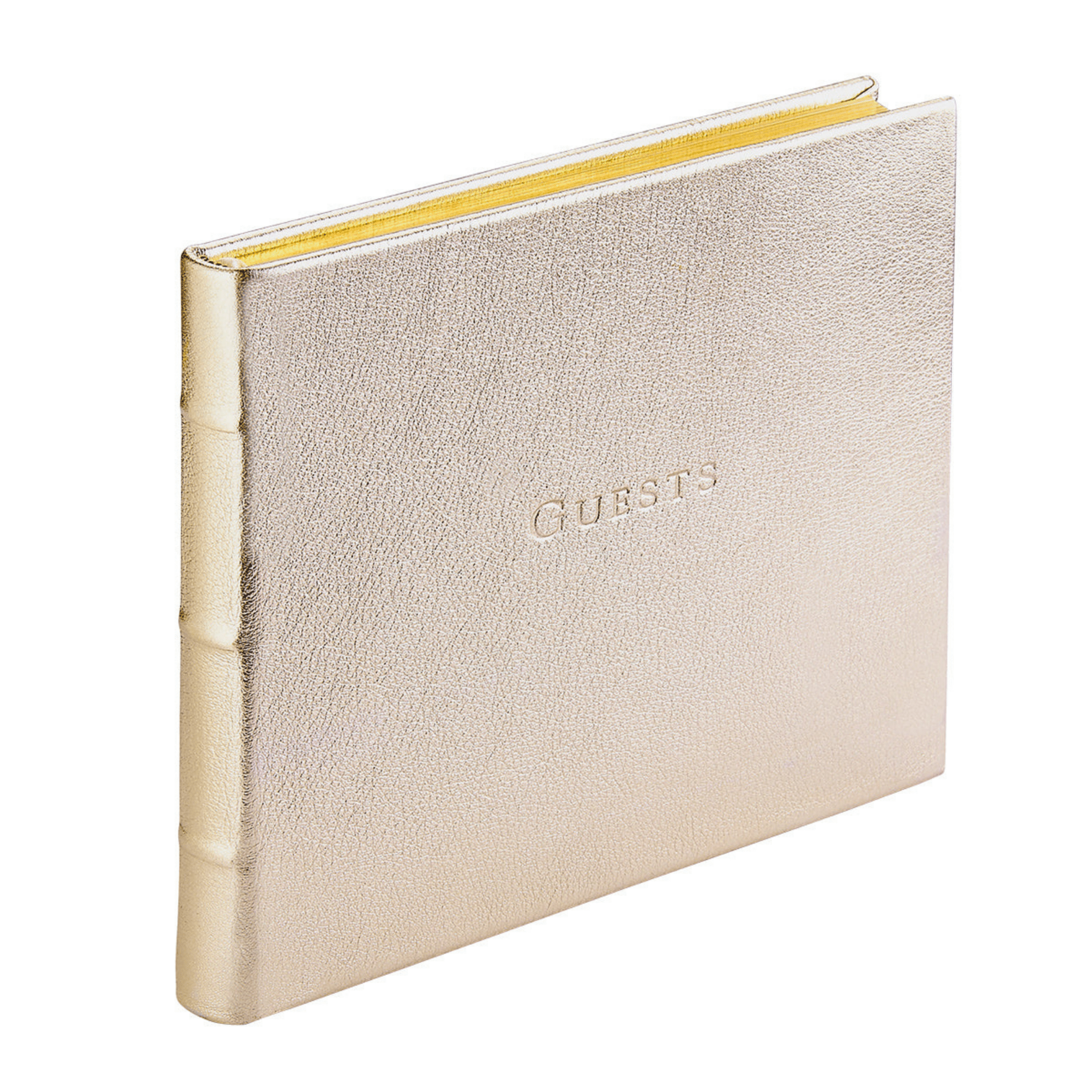 Goatskin Leather Guest Book