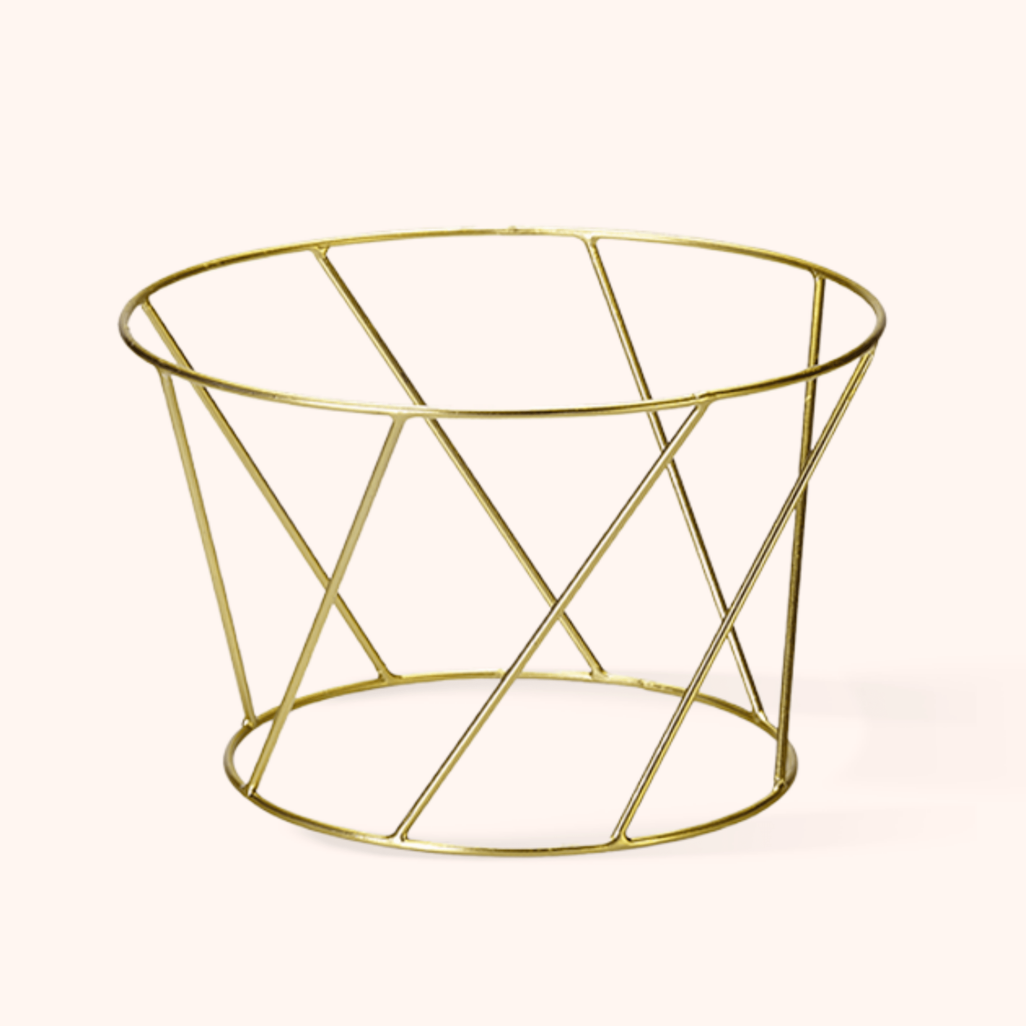 Gold Metal Cake Stand