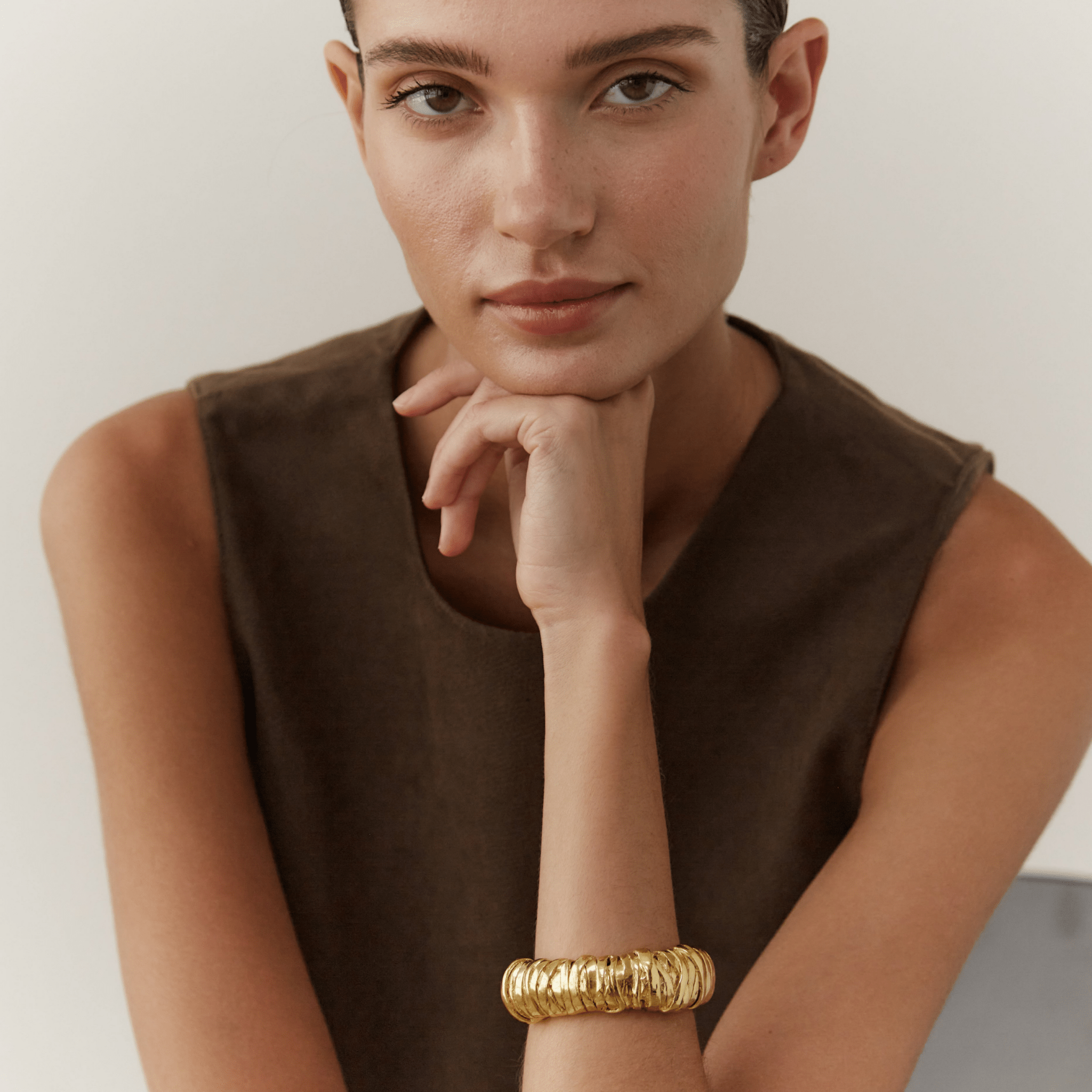 Gold Wrap Bracelet