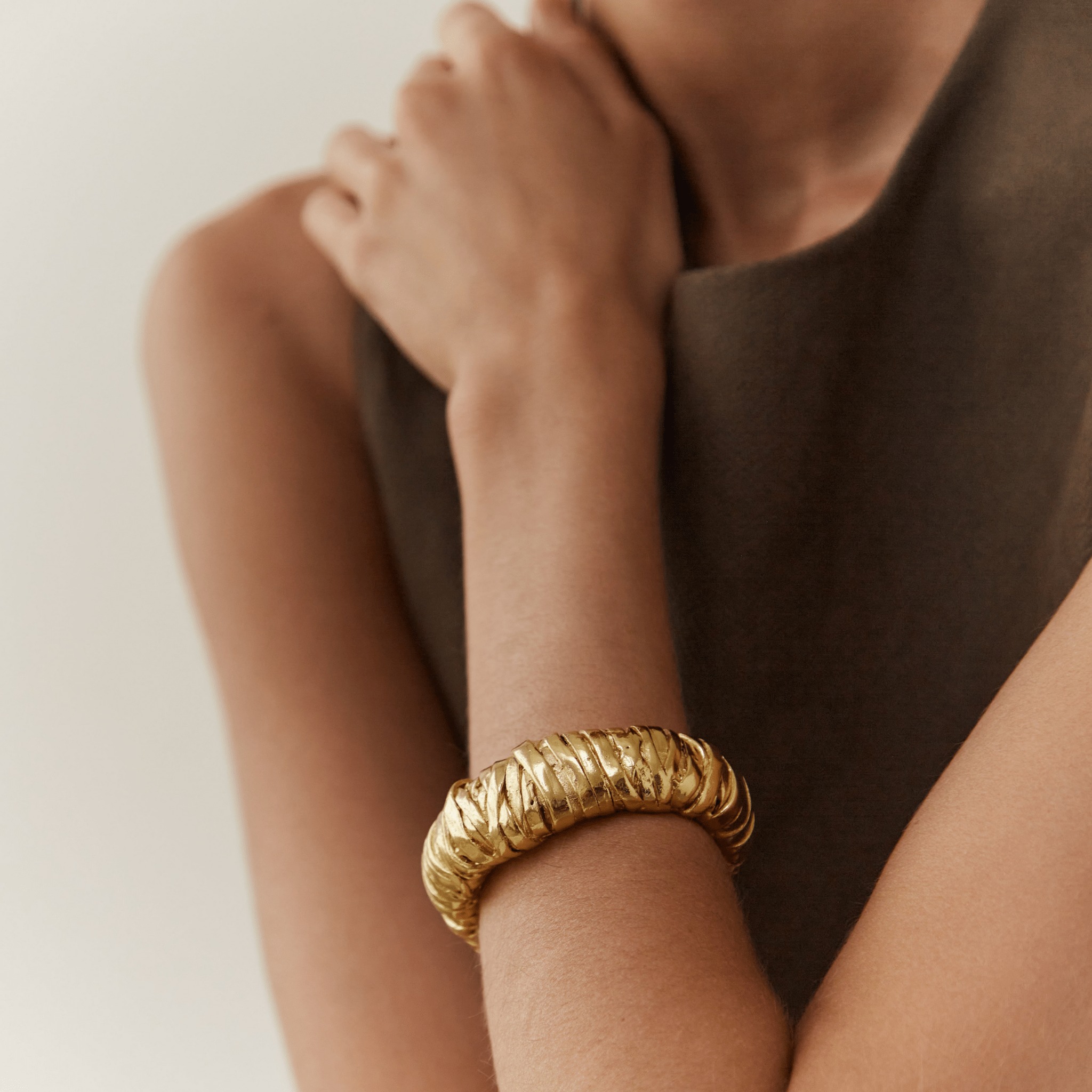 Gold Wrap Bracelet