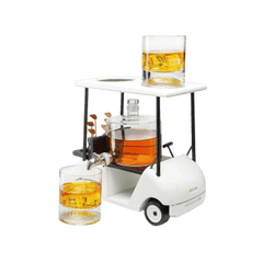 Golf Cart Whiskey Decanter & Ball Glasses