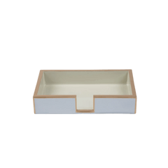 Gracie Enameled Color Block Amelia Guest Towel Tray