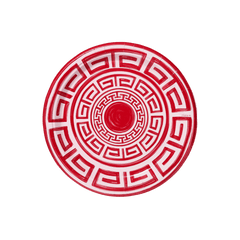 Greek Key Pavilion Dinner Plates - Pack of 8