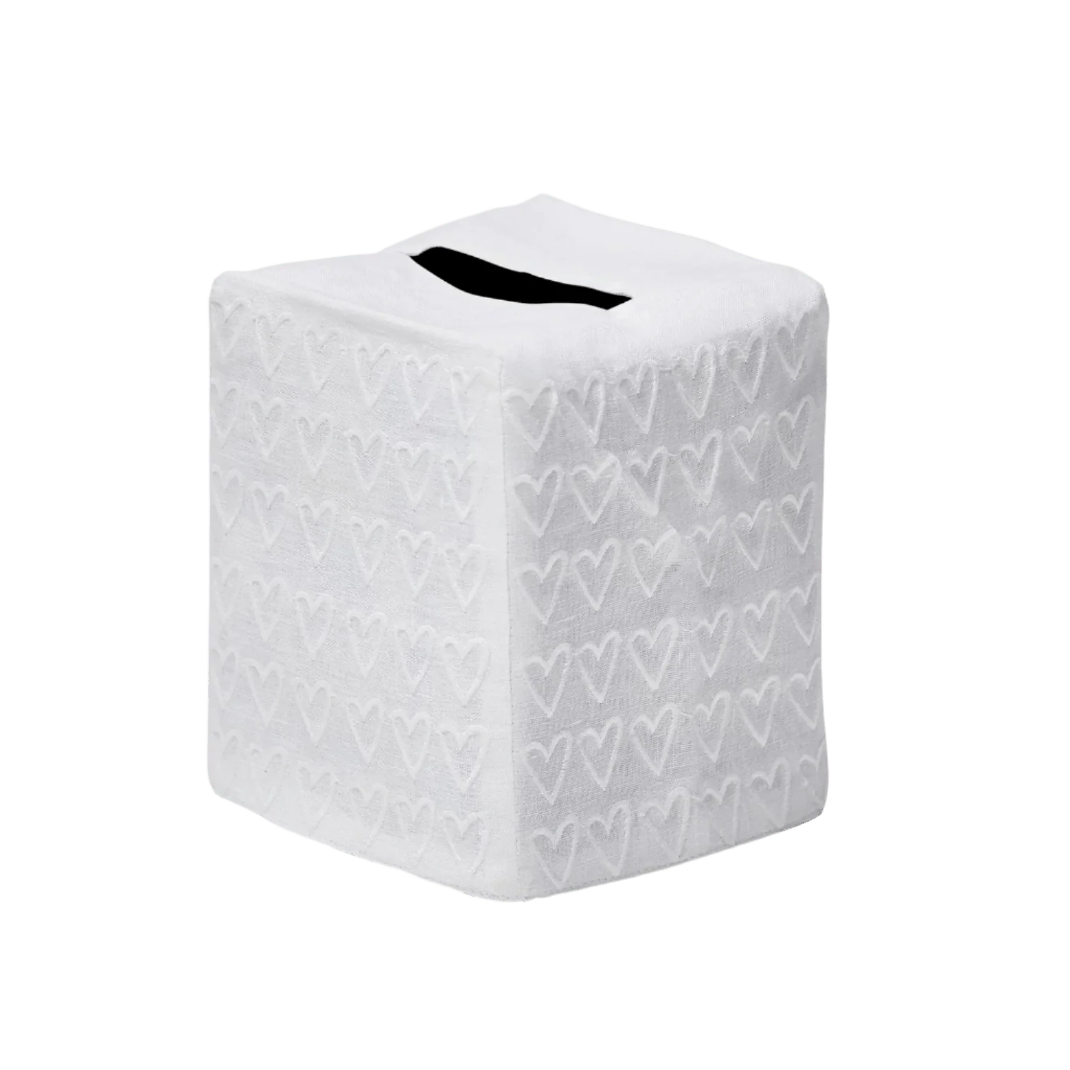 Half Hearted Tissue Box Cover