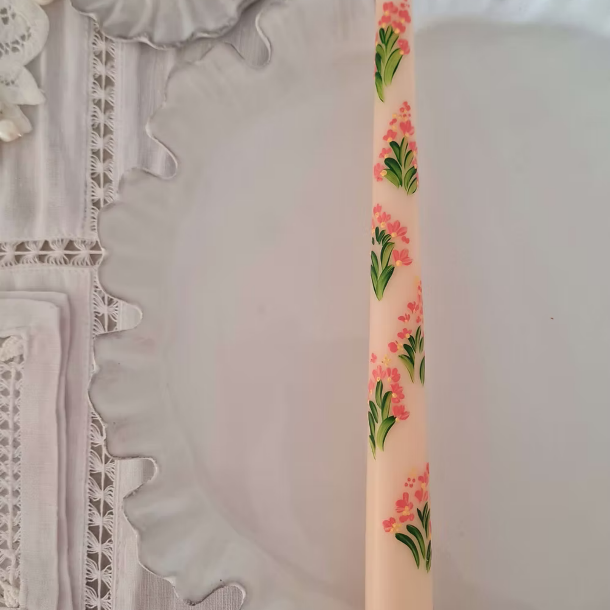 Hand Painted Summer Candle - Set of 2