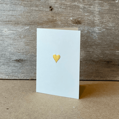 Heart Gift Enclosure Card - Folded, Pack of 6