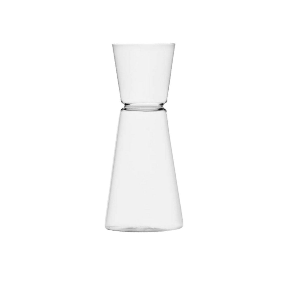 High Rise Pitcher in Clear