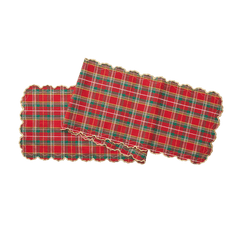 Holiday Threads Runner in Red, Green & Gold