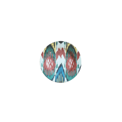 Ikat Ceramic Salad Plate in Multi