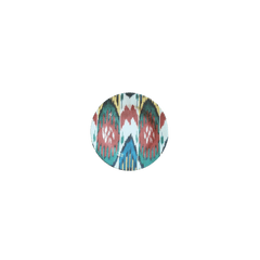 Ikat Ceramic Side Plate in Multi