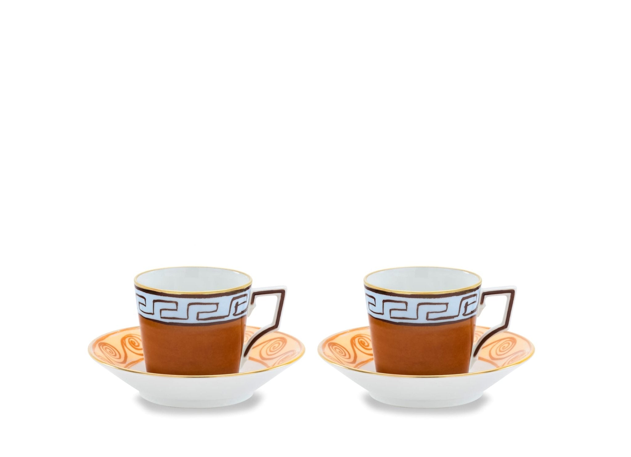Il Viaggio Coffee Cups with Saucers - Set of 2